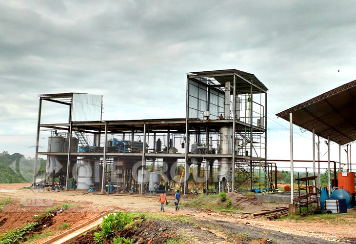 Planta refinadora de aceite de palma en Perú