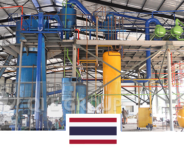 Proyecto de producción de aceite de palma en Tailandia